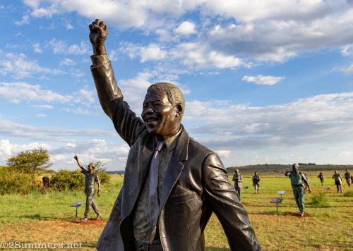 Madiba statue at Long March to Freedom in Maropeng