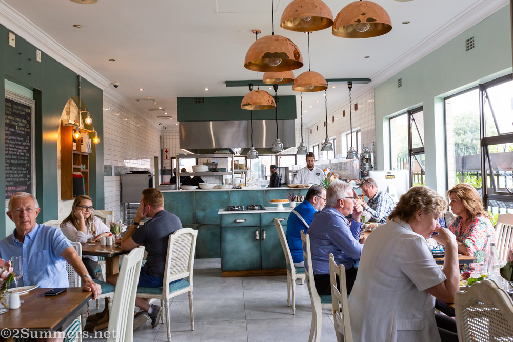 Inside the Cremalat restaurant