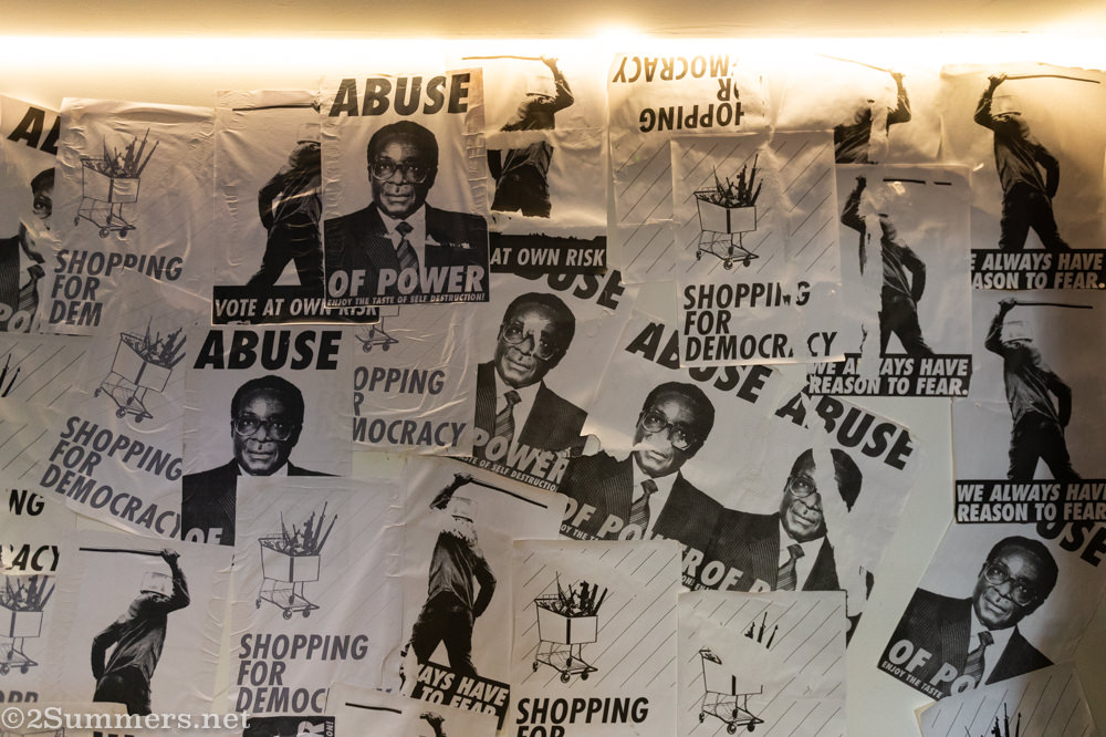 Art by Kudzani Chiurai in Artivist bar