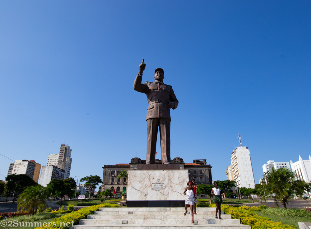 Statue of Samora Machel in Maputo, Mozambique.
