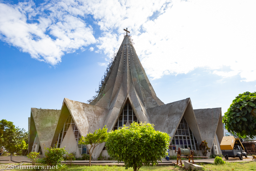 Saint Anthony Catholic Church - lemon-squeezer-shaped church in Maputo