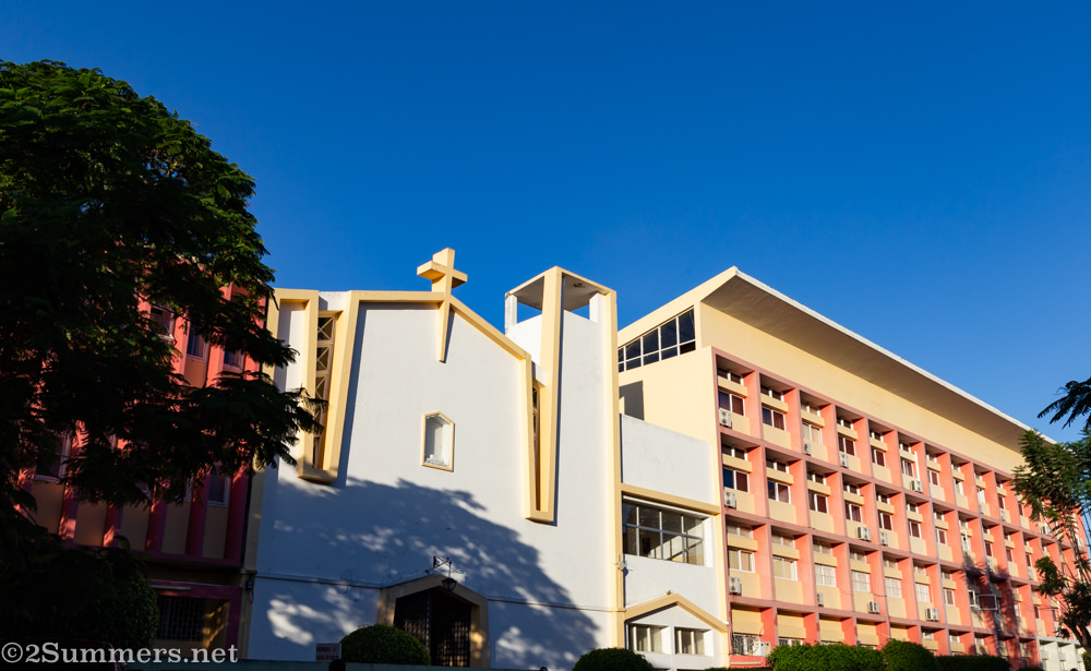 Interesting church and apartment building in Maputo