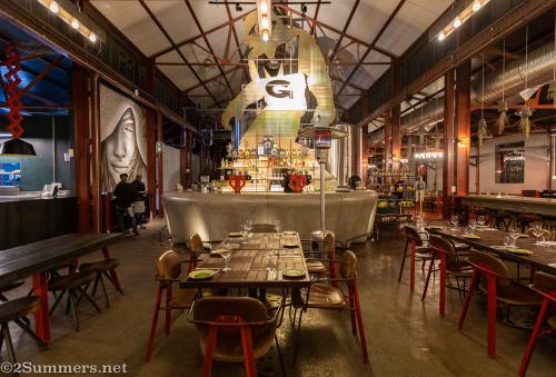 Inside Urbanologi restaurant