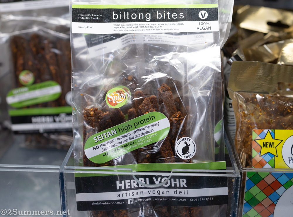Vegetarian biltong from the Fussy Vegan.Yes,