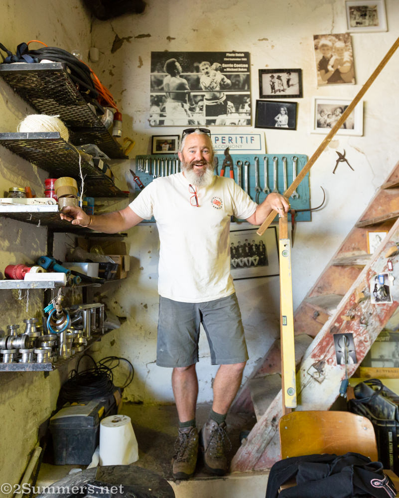 Adi Badenhorst in his winery