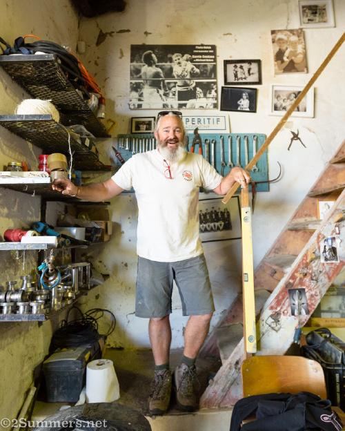 Adi Badenhorst in his winery