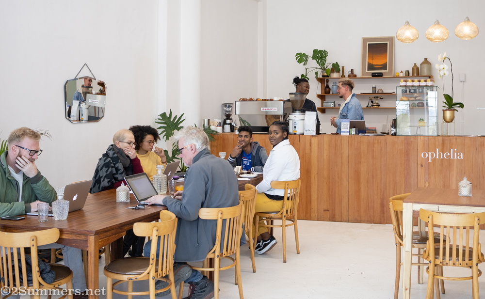 Crows at Ophelia Cafe in Emmarentia