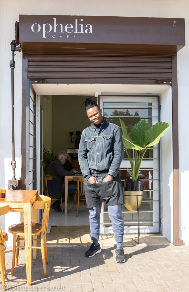 Maq, manager/barista at Ophelia