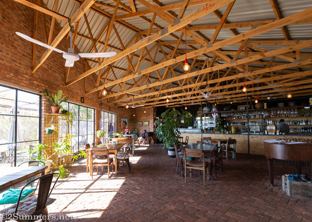 Inside the River Cafe in Potchefstroom