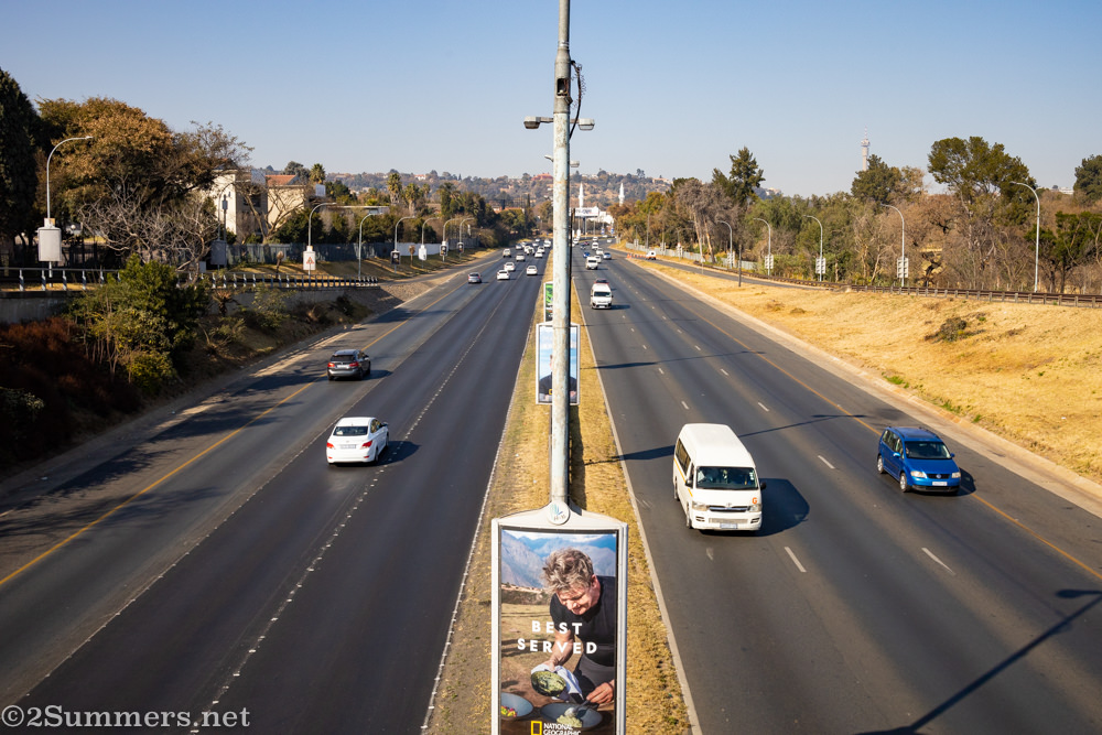 M1 overpass in Houghton, Johannesburg
