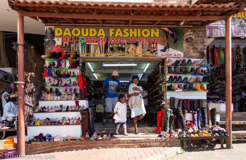 Daouda Fashions shop in China City, downtown Joburg, visited during the JoburgPlaces "Of Origins and Migration" tour