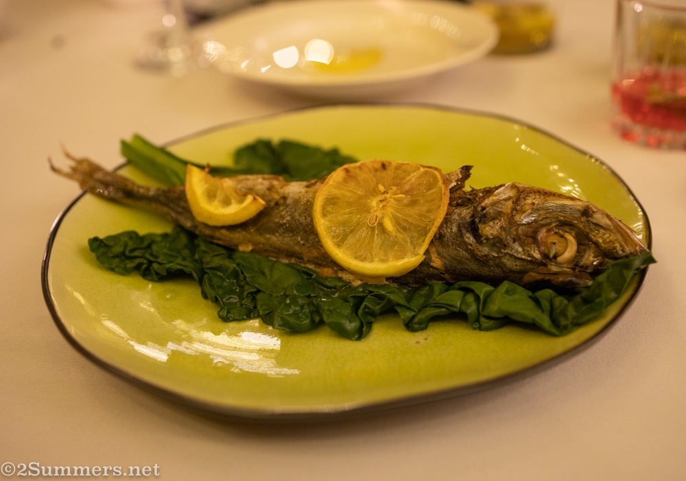 Mozambican fish served during the JoburgPlaces Migrant Storytelling Dinner.