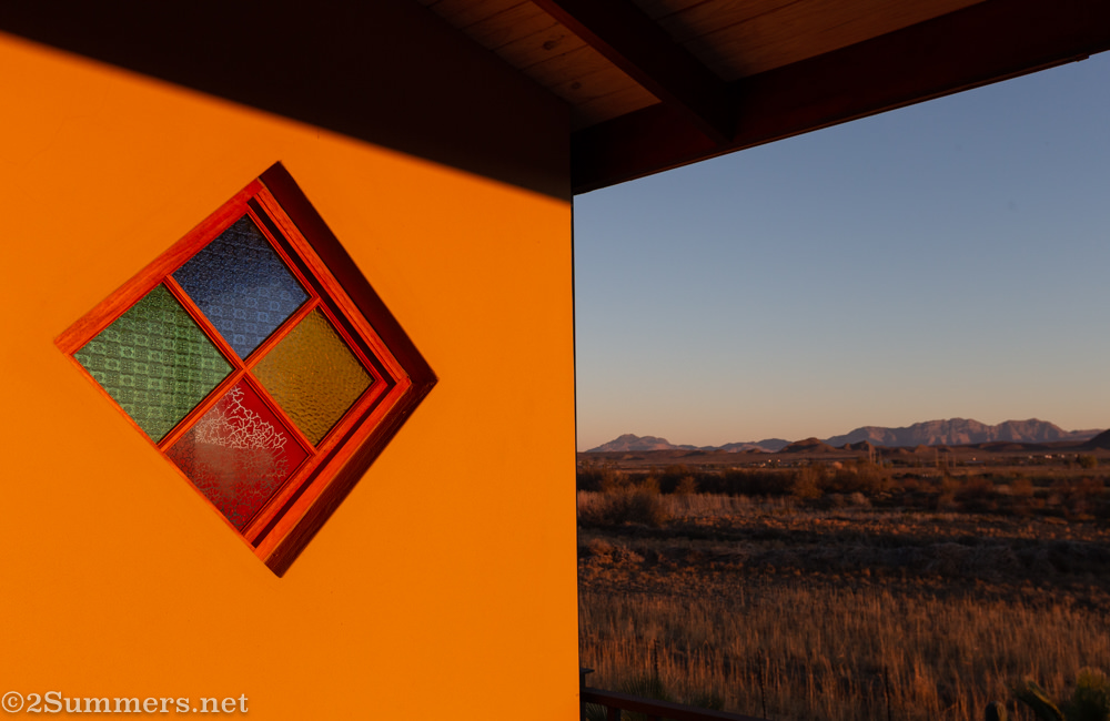 Balcony view at De Zeekoe