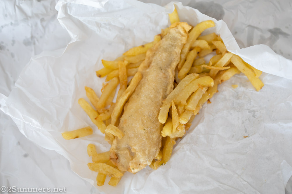 Fish and chips from MaxBox