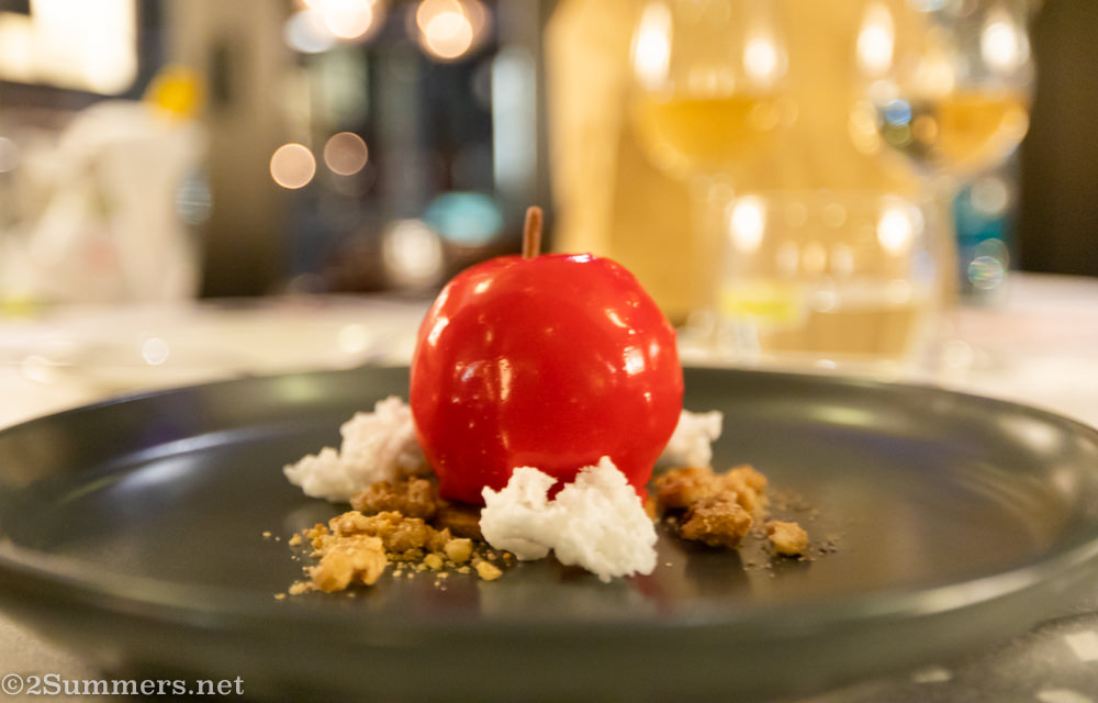 The Big Apple dessert at Maximillien