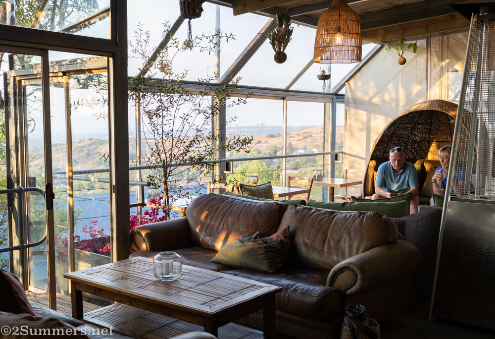 The restaurant in Pablo House.