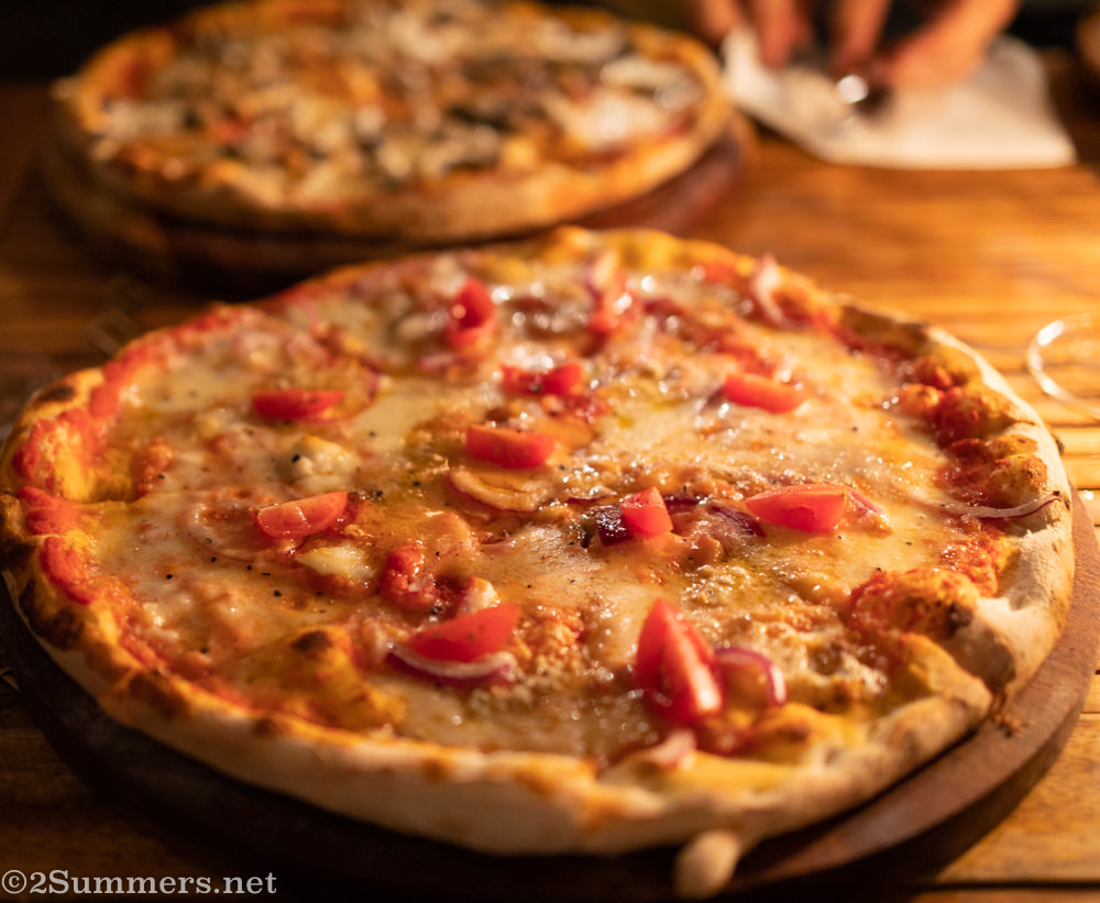 Pizza from Pablo Dos Manos, a Jozi restaurante inside Pablo House in Melville.
