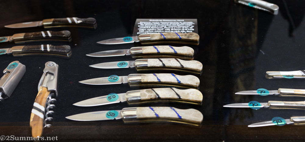 Knives at Santa Fe Stoneworks