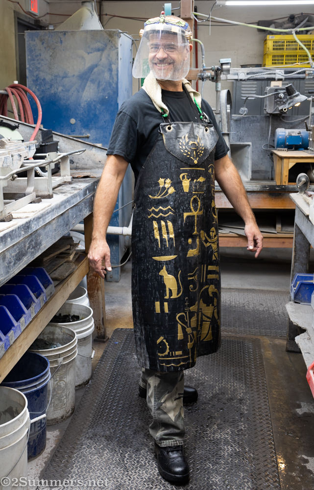 Joey Palombi at Sante Fe Stoneworks