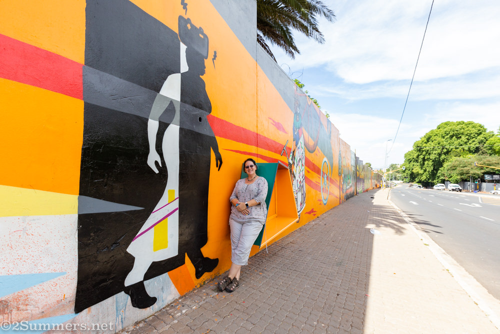 Fiver at S-bend mural