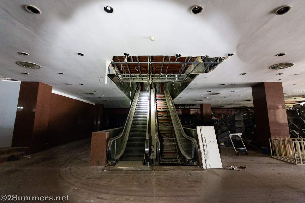 Carlton lobby escalator