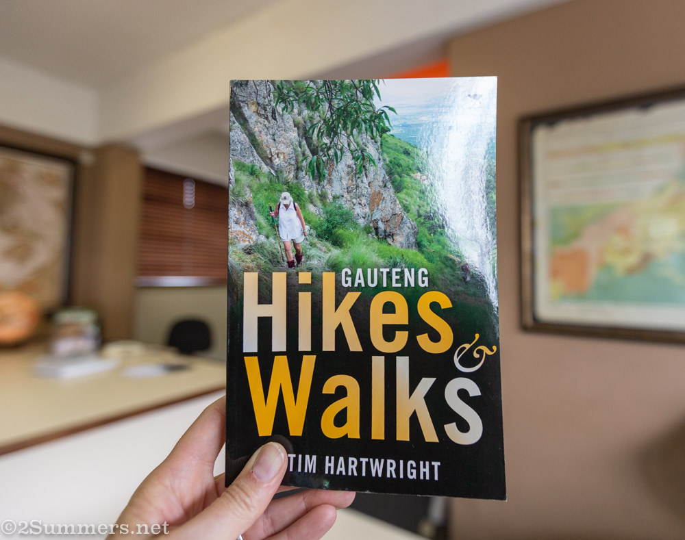 Gauteng hiking guide book