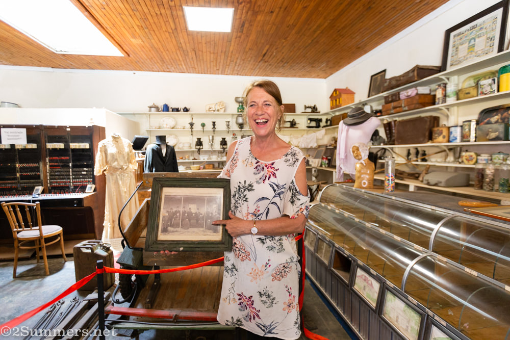 Rita Britz in her museum