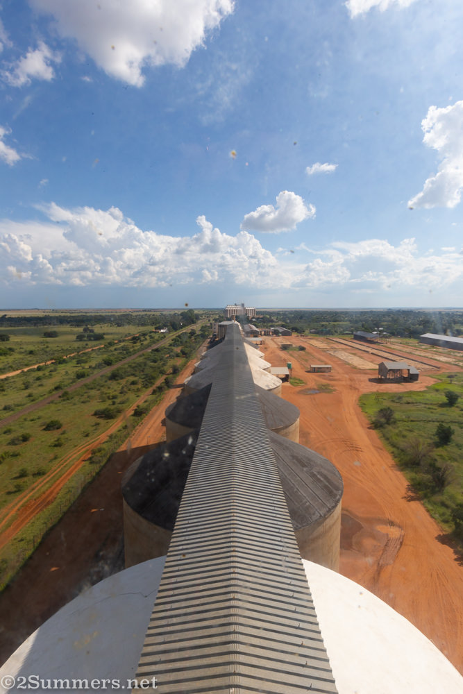 View from the top of the silo