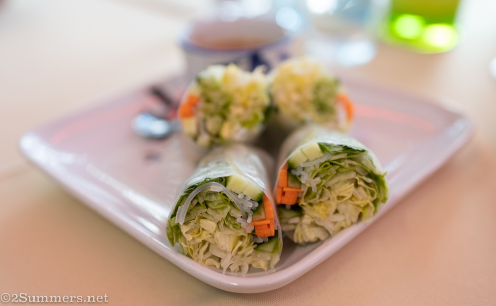 Vegetarian spring rolls