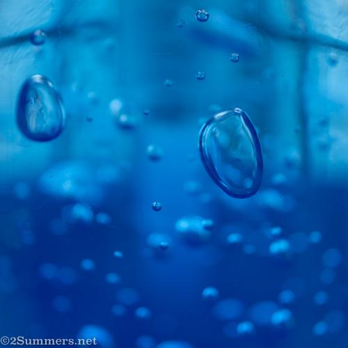 Hand sanitizer bubbles