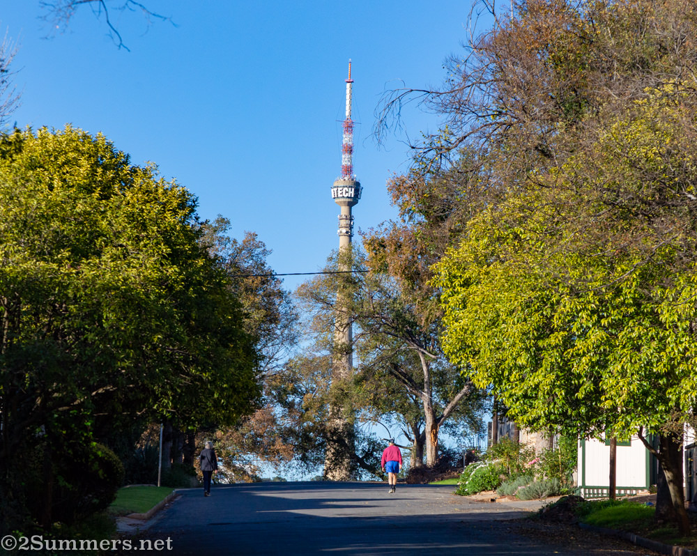People walking outside in Melville
