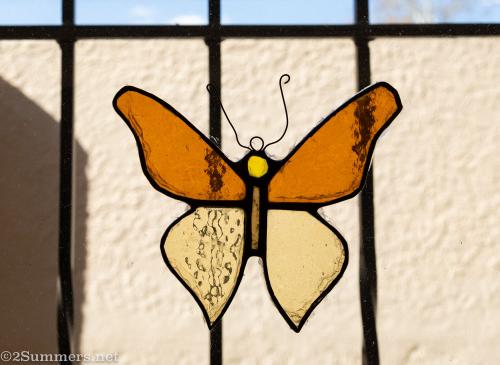 Stained glass butterfly