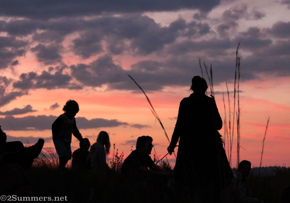 Sunset on the koppies in December 2011