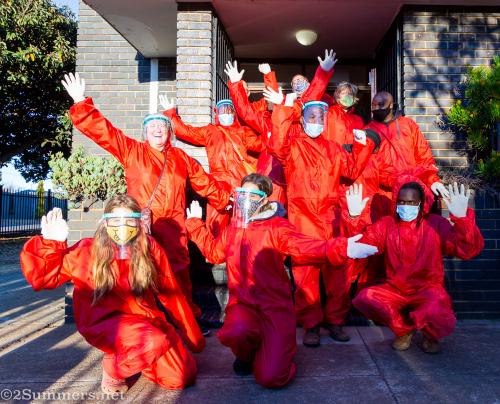 Crazy group photo Melville Food Program