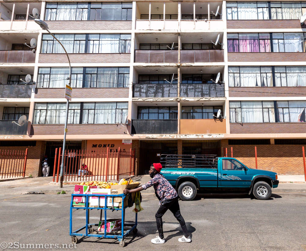 Fruit seller in Jozi
