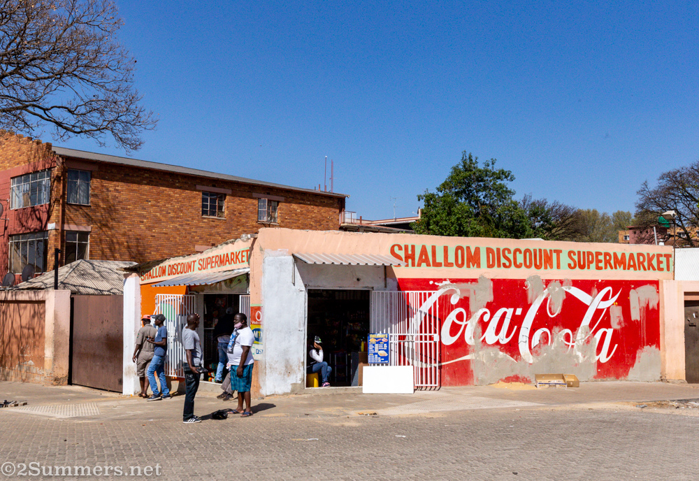 Colorful shop in Yeoville