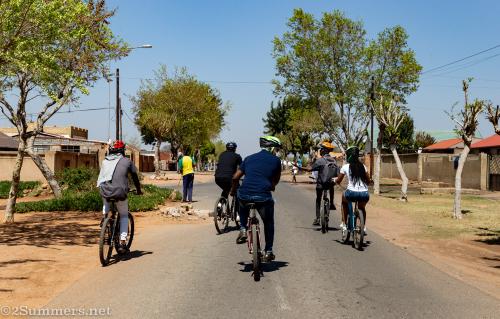Cycling in Soweto