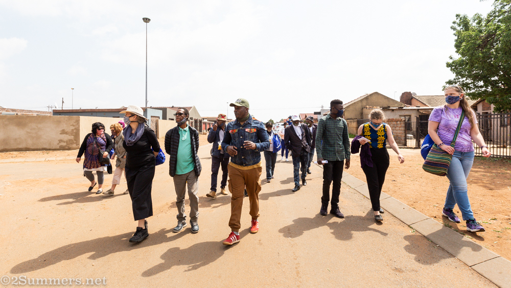 Walking through Katlehong