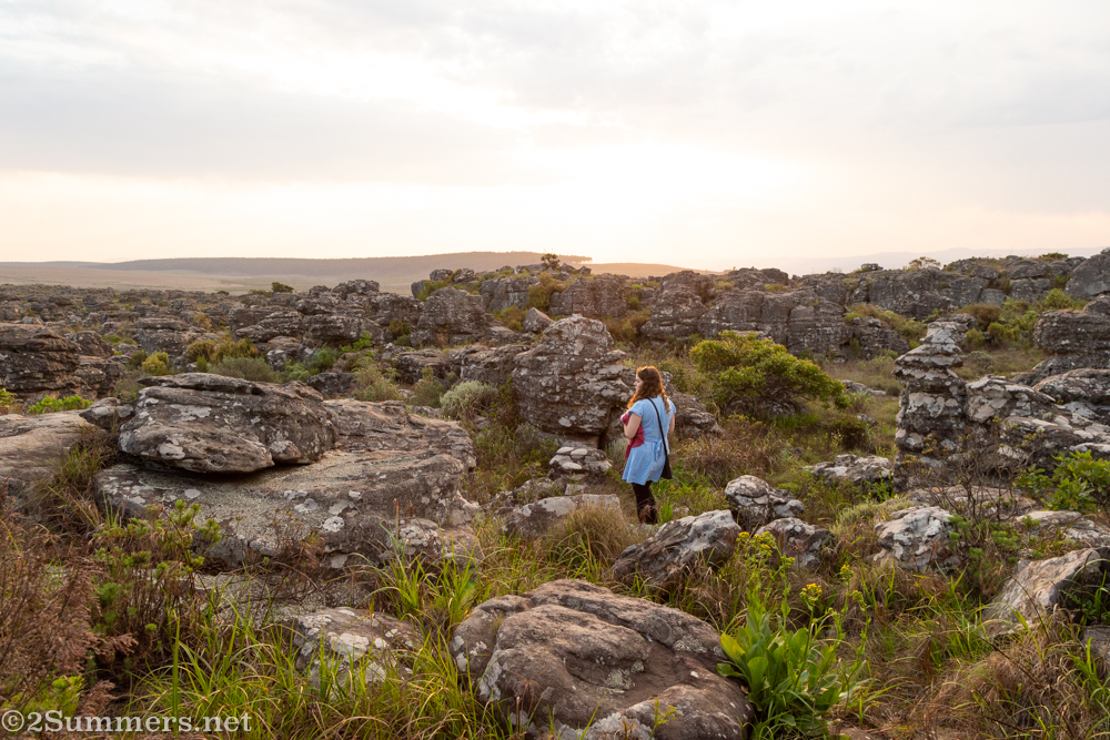 Julia near the escarpment