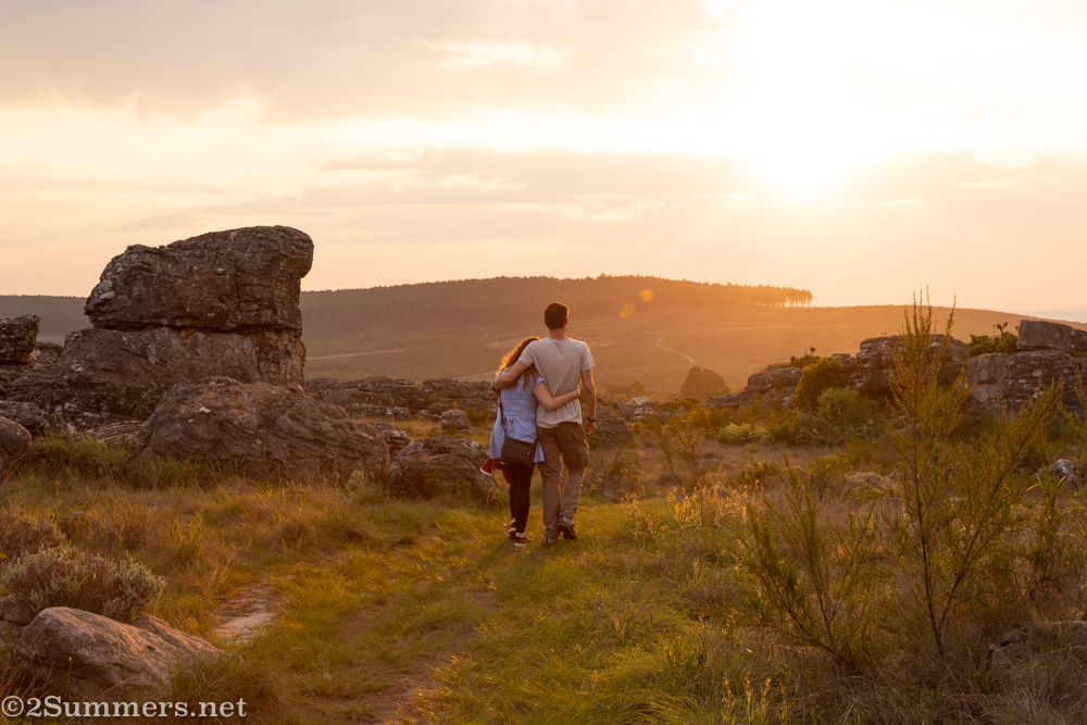 Walking home from the escarpment