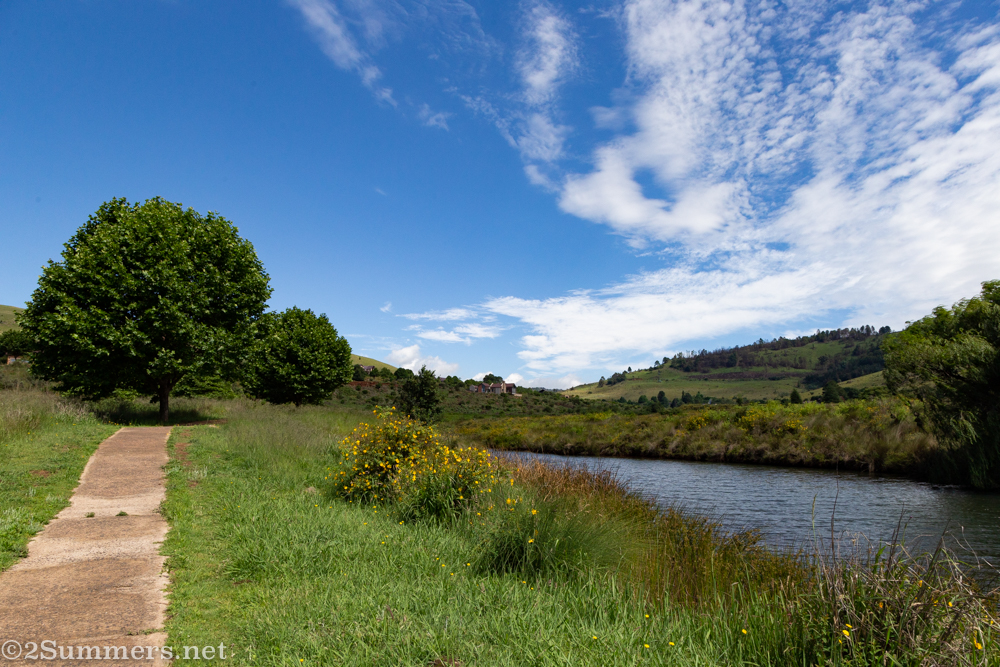 Blue sky on hike in Dullstroom