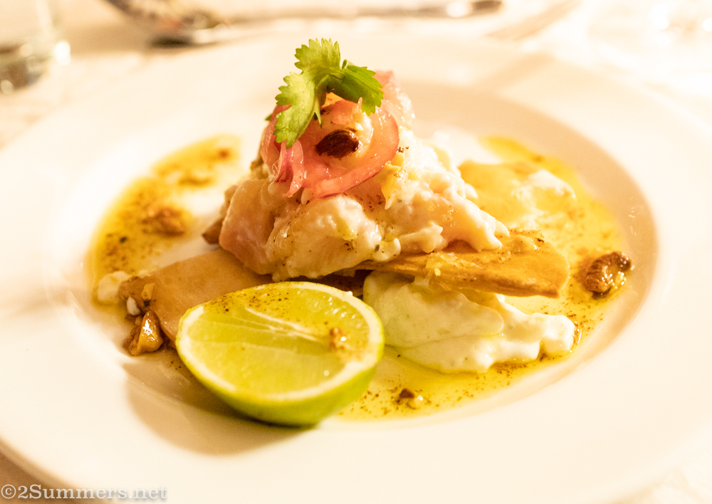 Smoked trout tartare