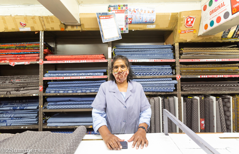 Shweshwe section of MiniMark