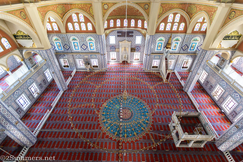 View from the top of the Nizamiye Mosque