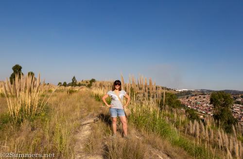 Heather on the mine dump