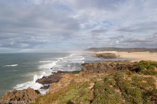 Beautiful beach along Route 72