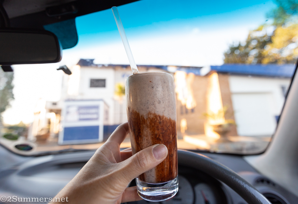 Bar One milkshake from Uncle Harry’s