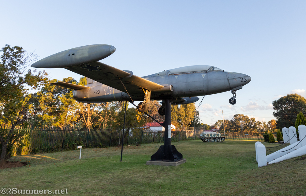 Military memorial next to Uncle Harry’s in Randfontein