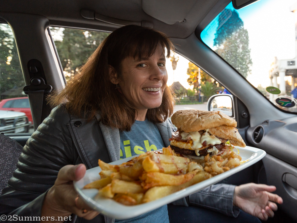 Heather and the Uncle Harry’s Mad Burger