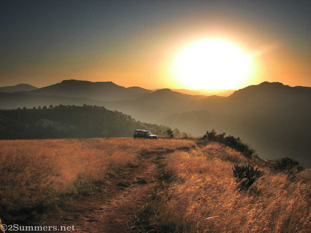 Jon’s Land Rover in Swaziland
